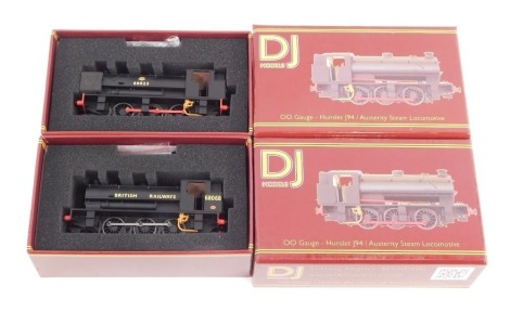 DJ Models OO gauge locomotives, Hunslet J94/Austerity steam locomotives. (2)