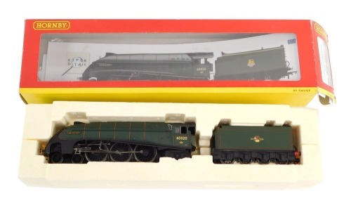 A Hornby OO gauge Class A4 locomotive 'Guillemot', 4-6-2, BR green livery, R2494, boxed.