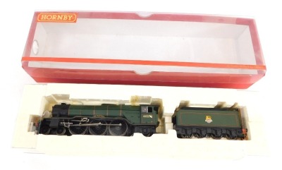 A Hornby OO gauge locomotive 'St Gatien', 4-6-2, 60073, BR green livery, boxed.