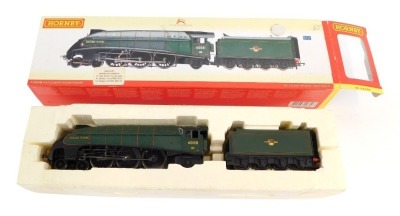 A Hornby OO gauge Class A4 locomotive 'The Golden Plover', 4-6-2, BR lined green livery, R2340, boxed.