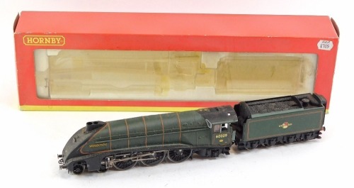 A Hornby OO gauge Gresley class A4 locomotive 'Woodcock', 4-6-2, 60029, BR lined green, R2535, boxed.