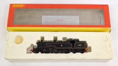 A Hornby OO gauge Fowler class 4P locomotive, 2-6-4T, 42355, BR lined black , R2223, boxed.