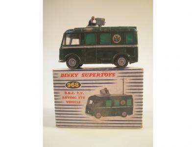 A Dinky Supertoys BBC TV roving eye vehicle