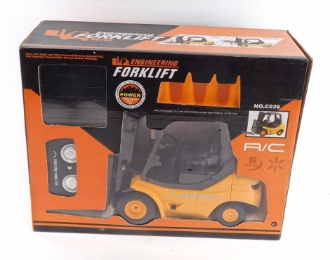 A Maplin RC Engineering Forklift, no C039, boxed.