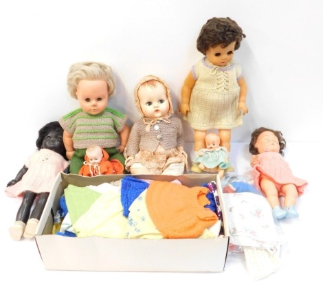 A group of dolls, to include cellulose and plastic examples, accessories, etc. (2)