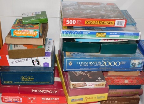 Toys and games, to include Monopoly, various jigsaw puzzles, etc. (a quantity)