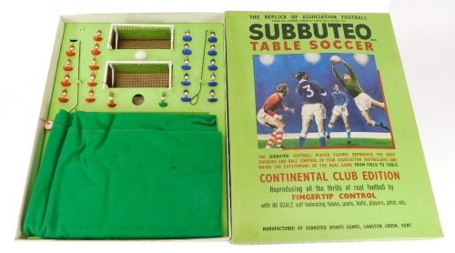 Subbuteo Table Soccer Continental Club Edition, boxed.