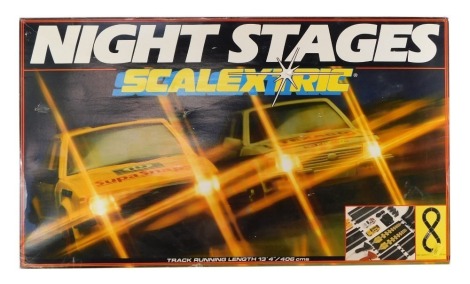 A Scalextric slot car set, Night Stages Racing Set, C850, boxed.
