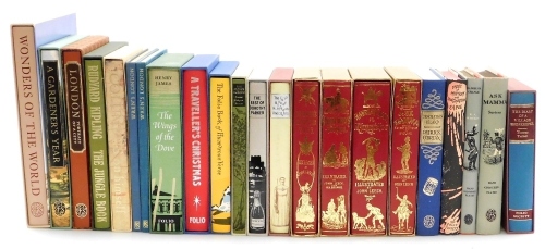 Folio Society. Works to include A Traveller's Christmas, published 2006, hardback with slipcase, The Folio Book of Humorous Verse, published 2002, hardback with slipcase, James (Henry), The Wings of a Dove, published 2005, hardback with slipcase, O'Brian