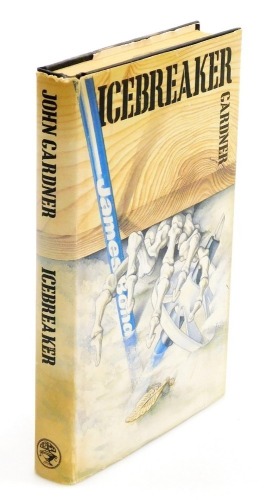 Gardner (John). Icebreaker, first edition, hardback with dust jacket, published by Jonathan Cape, London 1983, price clipped, with presentation inscription.