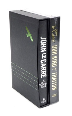 Le Carre (John). A Most Wanted Man, hardback signed limited edition 360/1000, published by Hodder and Stoughton 2008, in slipcase, and Our Kind of Traitor, hardback signed limited edition, published by Penguin, in slipcase and factory sealed.