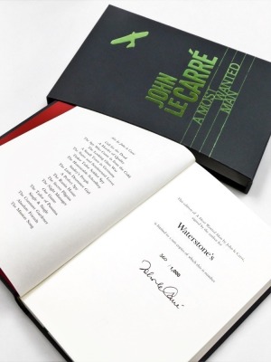 Le Carre (John). A Most Wanted Man, hardback signed limited edition 360/1000, published by Hodder and Stoughton 2008, in slipcase, and Our Kind of Traitor, hardback signed limited edition, published by Penguin, in slipcase and factory sealed. - 2