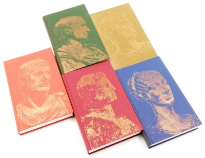 Folio Society. Rulers of the Ancient World: Hannibal, Alexander the Great, Cleopatra, Julius Caesar, and Nero, cloth bound hardbacks, published 1998, in presentation slipcase. - 2