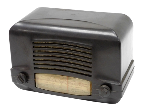 A Cossor Bakelite radio, model 464.AC.