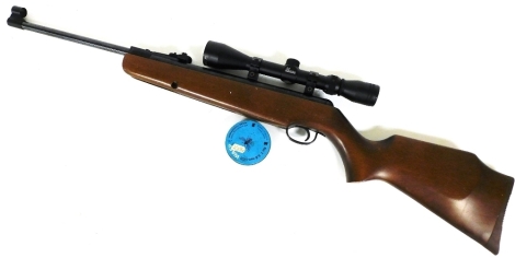 A Webley and Scott Limited Exocet air rifle, number to barrel 22 55C;L,8.