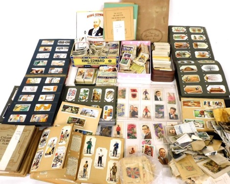 Cigarette cards, trade cards, etc., to include Kensitas Silks, and the Second World War 1939-45 Star. (a quantity)