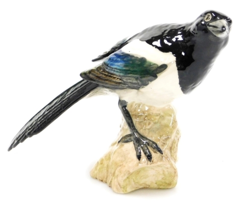 A Beswick model of a Magpie, 22cm long.