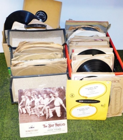 LPs and 78rpm records, including Big Band, jazz and easy listening. (a quantity)