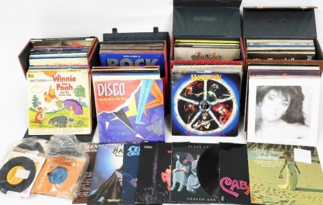 Various records, large quantity of popular music, Shirley Bassey, other 33rpm, Led Zeppelin, debut album Atlantic Records Stereo, Traveling Wilburys, Georgia Satellites, Jimmy Hendrix Experience Smash Hits, Molly Hatchett, Hawkwind, various, Blue Oyster, 