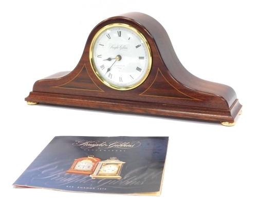 Knight&Gibbins London 置き時計 高さ２６センチ A Knight & Gibbins of London mantel clock, the Napoleons hat case
