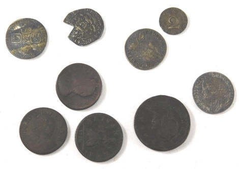 A Henry VI silver half groat, London Mint. (AF) and various other early coins. (a quantity)