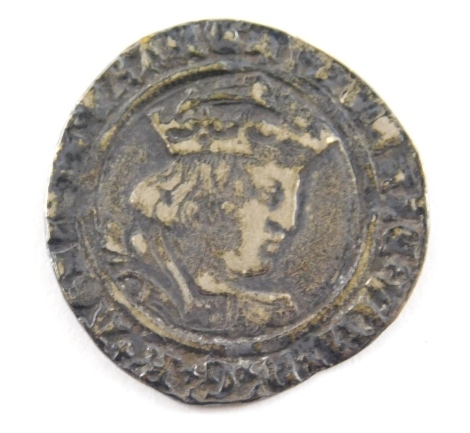 A Henry VII silver groat.