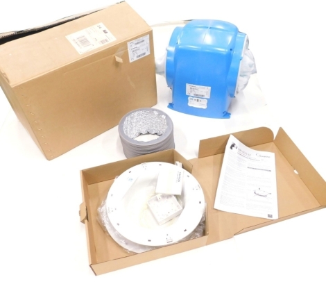 A Nuaire Di-Eco-LC whole house ventilation unit, with loft control, 30cm wide boxed and as new.