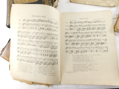 An early 20thC book of pressed flowers, to include Jordan and Jericho, etc., a Balmoral photograph album and an Ellis banjo sheet music book. (a quantity) - 5
