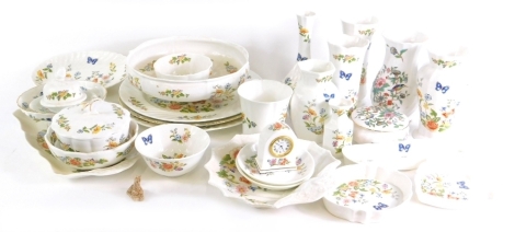 A quantity of Aynsley ceramics, mainly Cottage Garden. (a quantity)