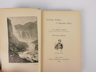 Davis (Sarah Matilda Henry) NORWAY NIGHTS AND RUSSIAN DAYS FIRST EDITION publisher's pictorial cloth, 8vo, 1887 *** Very good copy of a scarce work. - 2