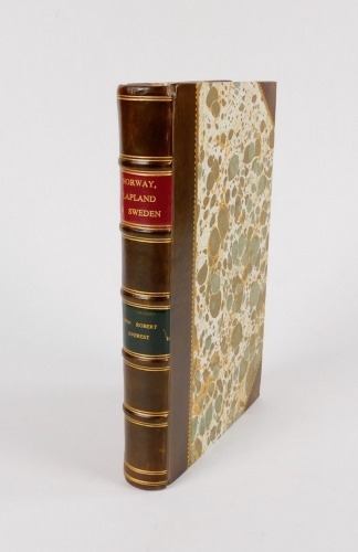 Everest (Robert, Rev.) Edgeworth (Maria).- A JOURNEY THROUGH NORWAY, LAPLAND, AND PART OF SWEDEN; WITH SOME REMARKS ON THE GEOLOGY OF THE COUNTRY; ITS CLIMATE AND SCENERY... FIRST EDITION MARIA EDGEWORTH'S COPY frontispiece and 7 maps and plates, folding