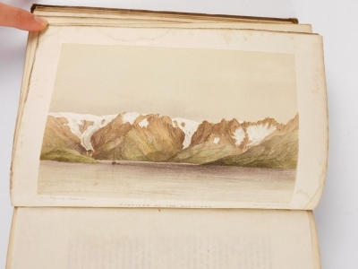 Forbes (James David) NORWAY AND ITS GLACIERS FIRST EDITION, 2 engraved maps, 1 folding, 10 chromolithograph plates, tissue guards, slight damp staining to first few quires, including edge of plates, cloth, rebacked with original spine laid down, 8vo, 1853 - 5