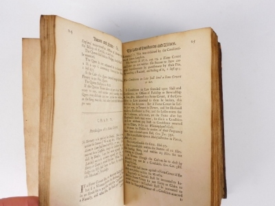 [Carter (Samuel, attr.)] BARON AND FEME A TREATISE OF THE COMMON LAW CONCERNING HUSBANDS & WIVES FIRST EDITION contemporary calf, rebacked, morocco spine label, R. & E. Atkyns, 1700 *** One of the most important early books on the law concerning women - 3