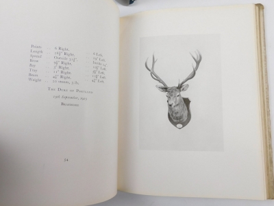 Portland (Duke of) THE RED DEER OF LANGWELL AND BRAEMORE § .- MEMOIRS OF RACING AND HUNTING publisher's cloth, dust-jacket, worn, 4to, 1935 (2) - 3