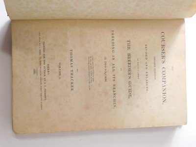 Country Sports.- Jones (Owen) THE SPORT OF SHOOTING FIRST EDITION 1911 § Calderwood (W.L.) THE LIFE OF THE SALMON 1908 § Greener (W.W.) THE GUN AND ITS DEVELOPMENT WITH NOTES ON SHOOTING [1892] § Thacker (Thomas) THE COURSER'S COMPANION 2 vol., second ed - 2