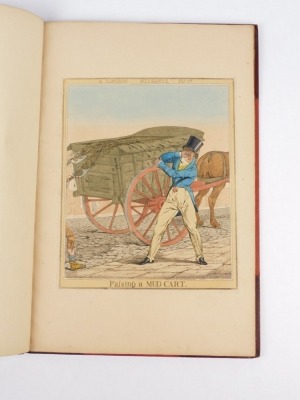 Deighton (Richard) A LONDON NUISANCE FIRST EDITION 6 hand-coloured etchings by Deighton, later red half morocco by Root & Sons, skilfully rebacked, folio [1835] - 2