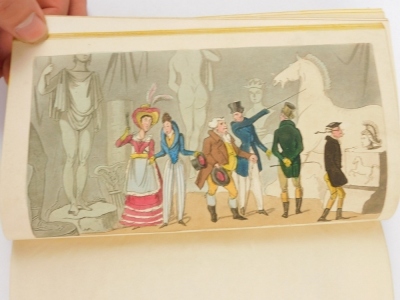 Egan (Pierce) REAL LIFE IN LONDON; OR, THE RAMBLES AND ADVENTURES OF BOB TALLYHO, ESQ... 2 vol. engraved frontispieces and 35 plates, hand coloured, t.e.g., fine calf by Root & Sons, gilt dentelles, spines gilt, morocco spine labels, [Abbey 280], 8vo, 182 - 5