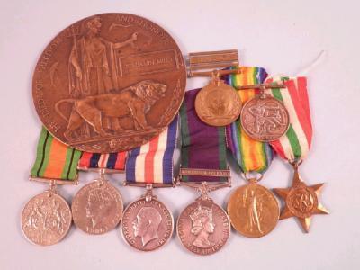 A group of medals to include The Northern Ireland Medal awarded to Lance