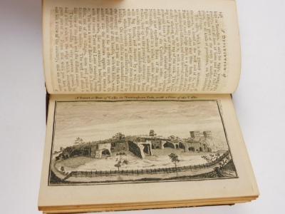 .- A DESCRIPTION OF ENGLAND AND WALES... excerpt of vol. vii, folding engraved map and plates, woodcut vignettes, later half calf over patterned boards, 8vo, for Newbery & Carnan,1769 - 3