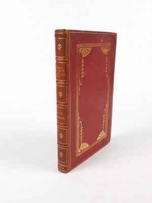 Binding.- Hood (J.C.F.) AN ACCOUNT OF ST MARY'S CHURCH NOTTINGHAM plates, tissue guards, fine red morocco binding, ornately tooled in gilt, gilt dentelles, g.e., Nottingham, 1910