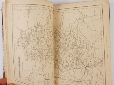 Curtis (J., Rev.) A TOPOGRAPHICAL HISTORY OF NOTTINGHAMSHIRE folding engraved map, plates, bookplate, later half calf over patterned boards, 8vo, n.d [] - 3