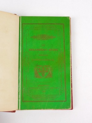 .- THE STRANGER'S GUIDE THROUGH NOTTINGHAM engraved plates, original wrappers conserved in excellent condition, bookplates, contemporary half calf over patterned boards, 8vo, 1848 - 2