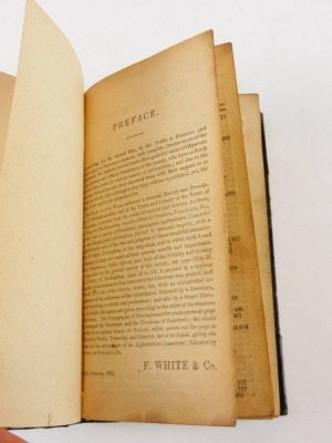 [White (William) HISTORY, GAZETEER AND DIRECTORY OF NOTTINGHAMSHIRE], contemporary ownership inscription laid-down on front pastedown, contemporary calf, rebacked and recornered, 8vo [Sheffield], 1853; .- A PICTORIAL AND DESCRIPTIVE GUIDE OF NOTTINGHAM... - 2