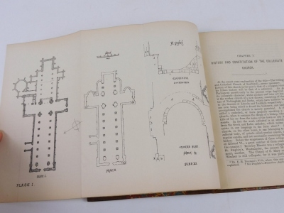 Livett (Greville Mairis) SOUTHWELL MINSTER AN ACCOUNT OF THE COLLEGIATE AND CATHEDRAL CHURCH OF SOUTHWELL... frontispiece, contemporary half-calf over patterned boards, morocco spine label, 8vo, Southwell, 1833 - 4