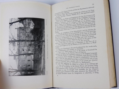 James (W.A.) AN ACCOUNT OF THE GRAMMAR AND SONG SCHOOLS...OF SOUTHWELL... half title, bookplate, publisher's boards, 8vo, 1927 - 3