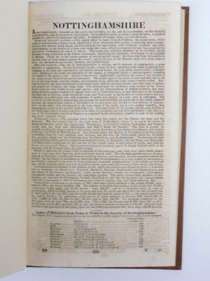 Wright (C.N.) WRIGHT'S DIRECTORY OF NOTTINGHAM AND TWELVE MILES ROUND... modern calf-backed patterned boards, 8vo, Nottingham, 1874 § Pigot (J) NOTTINGHAMSHIRE extracted from larger work, later boards, n.d. [1828] (2) - 3