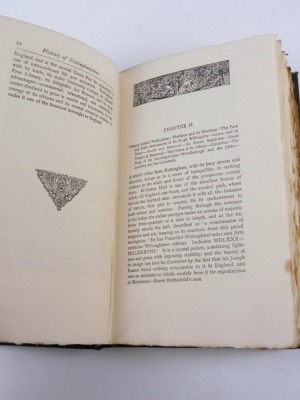 Brown (Cornelius) A HISTORY OF NOTTINGHAMSHIRE half title, vignettes, t.e.g., morocco-backed boards, 8vo, 1891 - 3