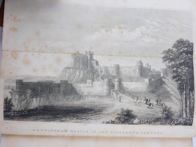 Orange (James) THE HISTORY AND ANTIQUITIES OF NOTTINGHAM 2 vol., frontispieces, plates, some folding, contemporary half calf over patterned boards, 8vo, 1840 - 4