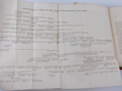 Hutchinson (Lucy) MEMOIRS OF THE LIFE OF COLONEL HUTCHINSON third edition, portrait frontispiece, folding pedigree, t.e.g., modern half calf over patterned boards, morocco spine label, large 4to, 1810 - 3