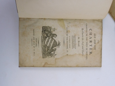 Withdrawn Pre-Sale by vendor Newark.- Libraries.- Ridge (William) A CATALOGUE OF THE BOOKS CONTAINED IN THE LIBRARY OF THE CHURCH OF SAINT MARY MAGDALENE IN NEWARK UPON TRENT..., 1854 § .- CATALOGUE OF THE NEWARK LIBRARY... 1848 § .- CATALOGUE OF THE NEWA - 2